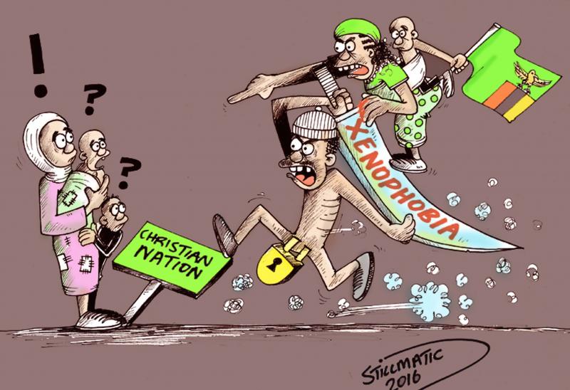Xenophobia in Zambia Cartoon Movement