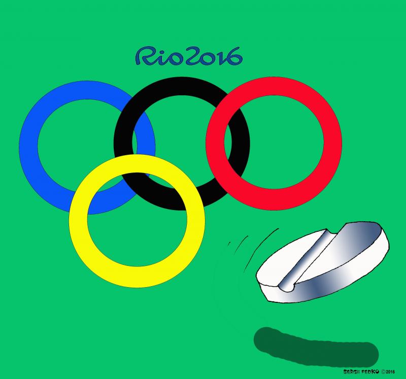 Olympic In Brazil Cartoon Movement