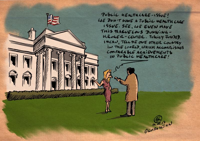 dunning kruger center | Cartoon Movement