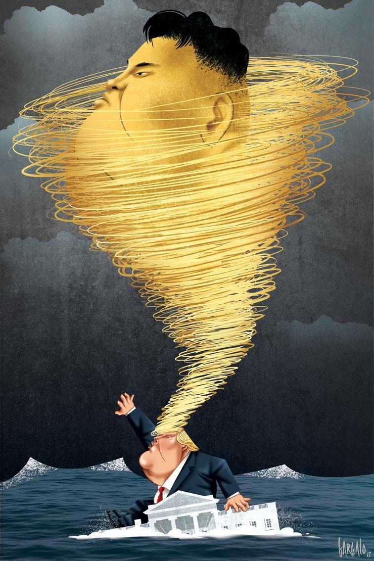 Kim hurricane Cartoon Movement