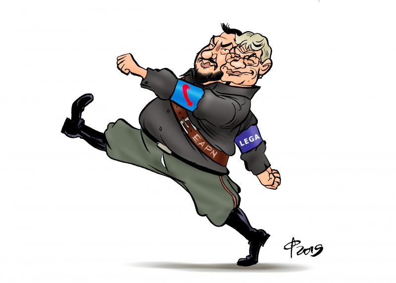 Axis RomeBerlin Cartoon Movement