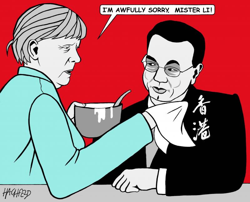 Angela Merkel in China | Cartoon Movement