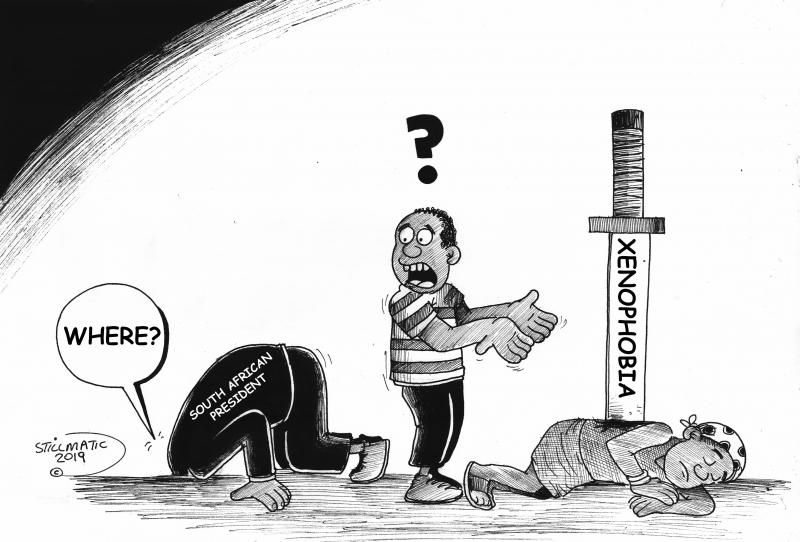 SA XENOPHOBIA Cartoon Movement