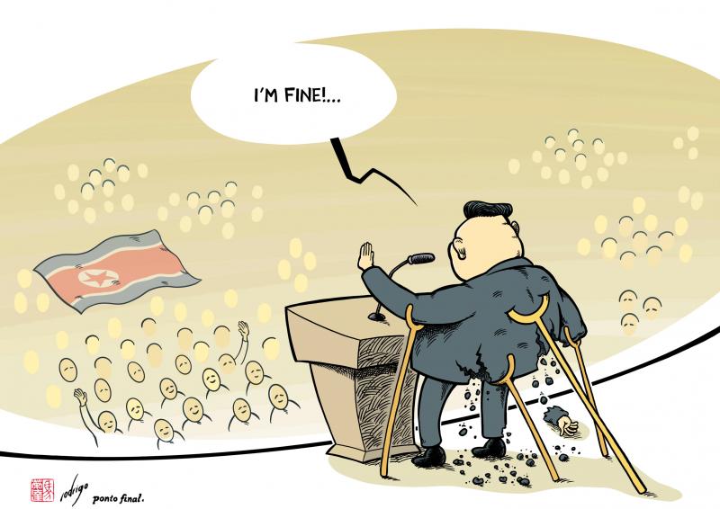 Cartoon about Kim Jong-un
