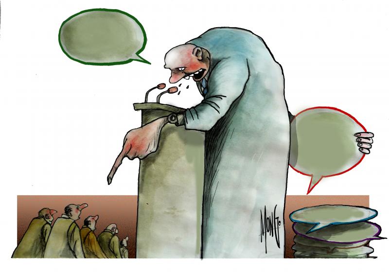 Falsos discursos, falsos políticos que nos representan