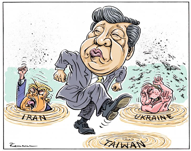 Xi wants to attack Taiwan, while watching how Trump fails in Iran and Putin in Ukraine.