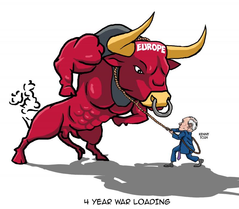 Taking the Bull by the neck