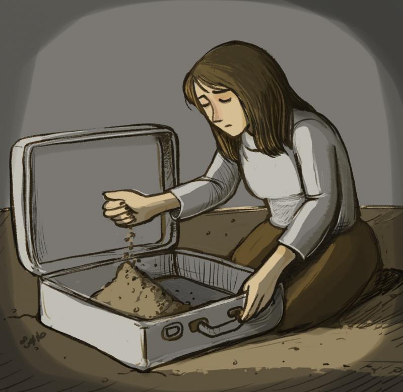 A metaphor for forced immigration 