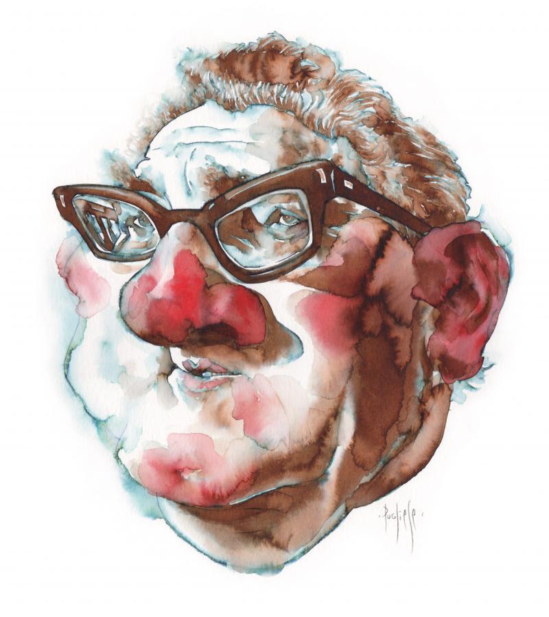 Caricature of Henry Kissinger