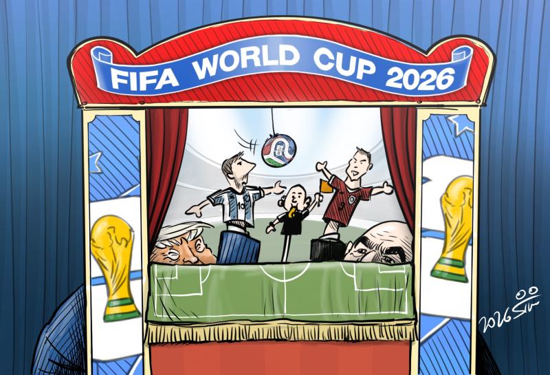 The World Cup turned to a farce thanks to Infantino and Trump.