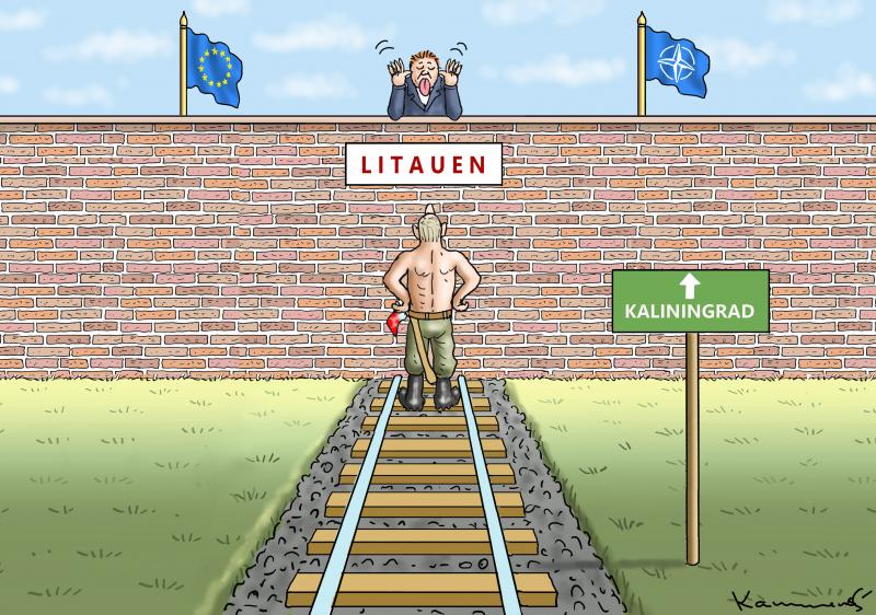PUTIN AT A LOSS WITH KALININGRAD