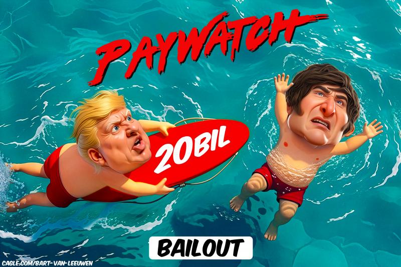 Trump saves Milei with 20b