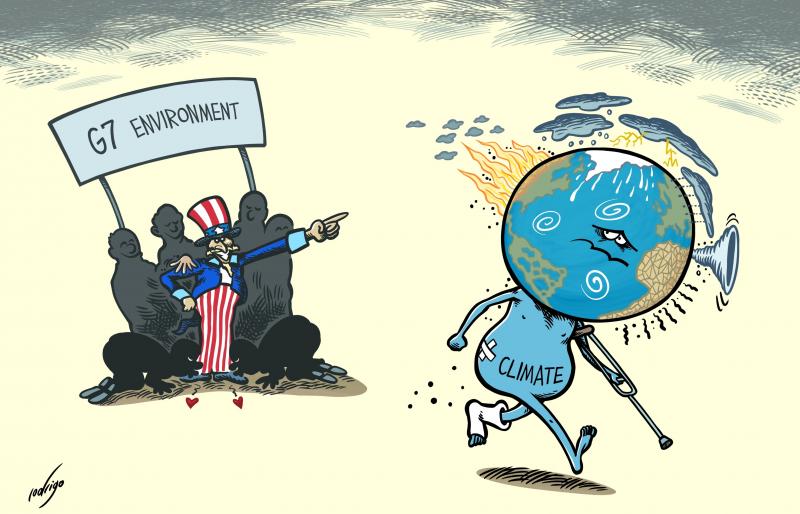 G7 Environment: Climate change dropped from the agenda to avoid friction with the USA