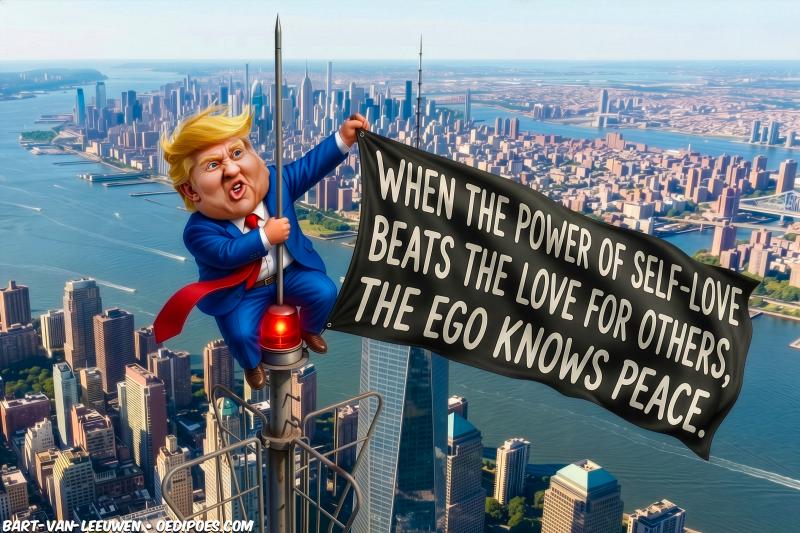 Trump climbs Empire State Building