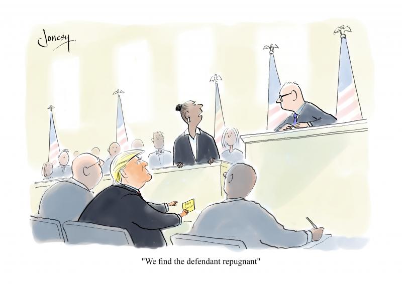 Head juror passes verdict on Trump as he stands trial yet again