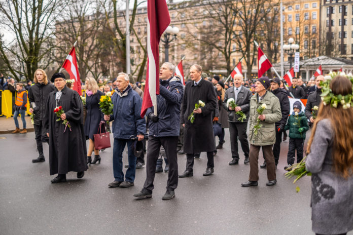 Latvians honour Nazi collaborators in commemoration march
