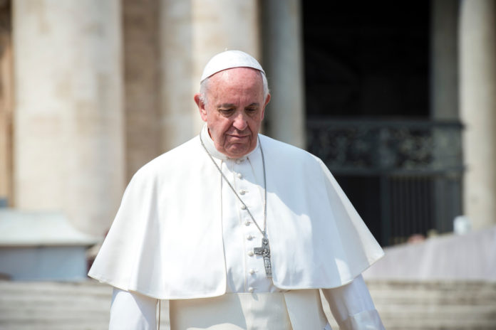 Pope says antisemitism part of a wave of “depraved hatred”