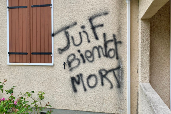 Antisemitic graffiti scrawled at home of mother of Merah victims