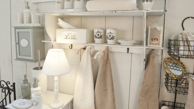shabby chic koupelnový set