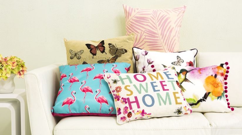 Jolis coussins de salon