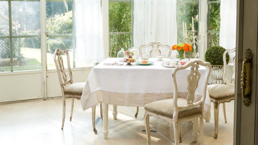 Klasické elegantné biele záclony