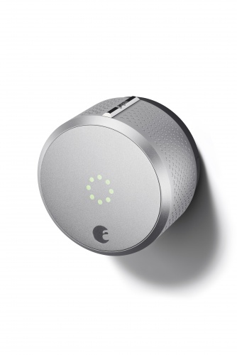 August_Smart_Lock_HomeKit_Angled_Silver