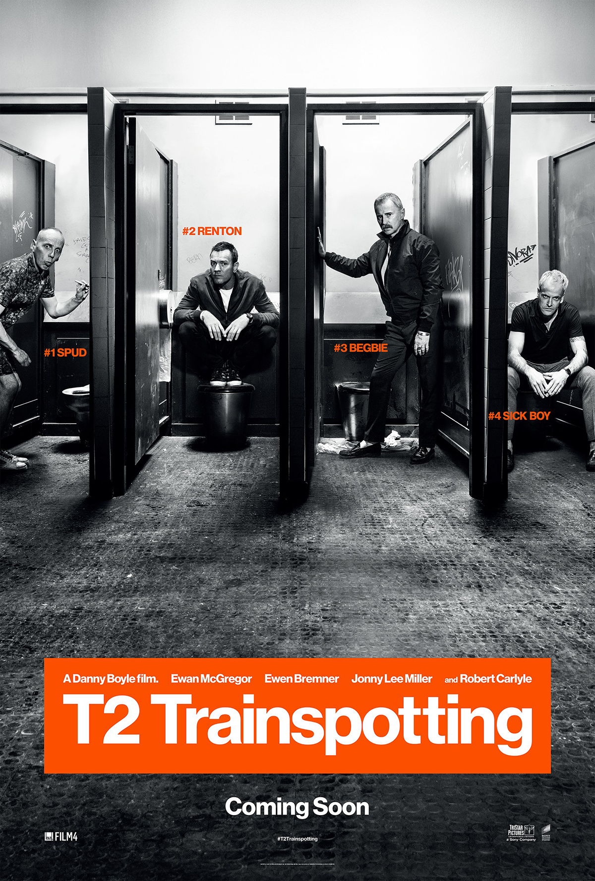 Posters for T2 Trainspotting reference the original 1996 campaign