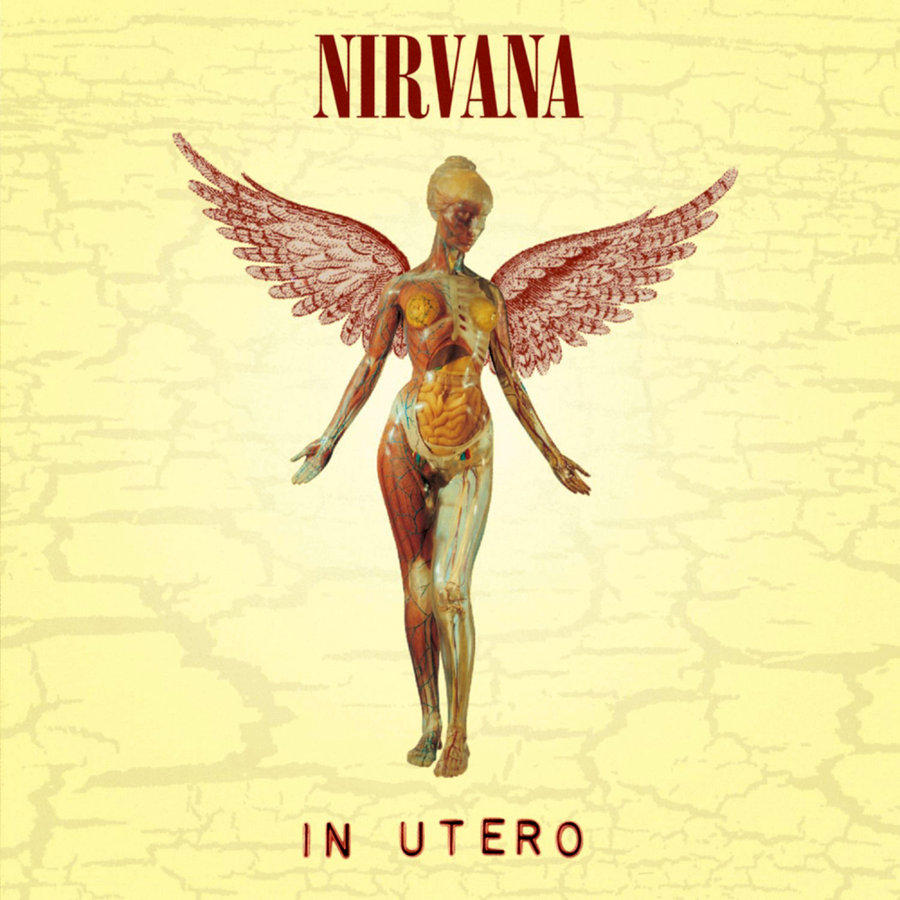 Cover of Nirvana's In Utero album, 1993. Art director: Robert Fisher