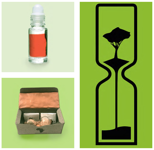 Above and top: The Hourglass, by Sumi Khan