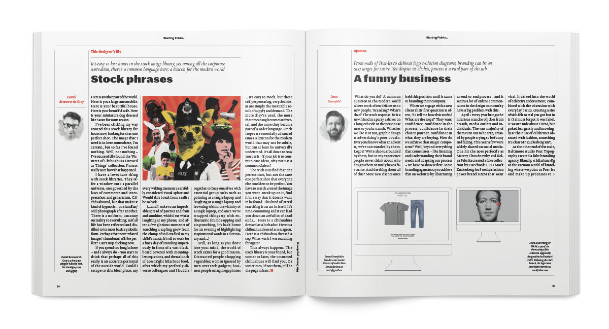 Columnist pages, CR June issue