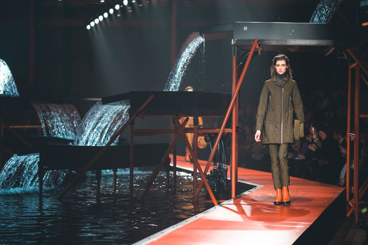 Hunter Original AW15 show at London Fashion Week. Image: Dan Medhurst