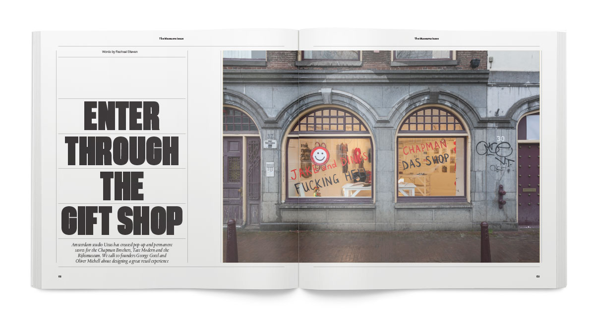 Uxus and the museum shop