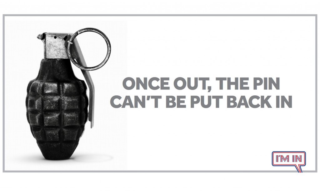 Unused poster by M&C Saatchi for the Britain Stronger in Europe campaign