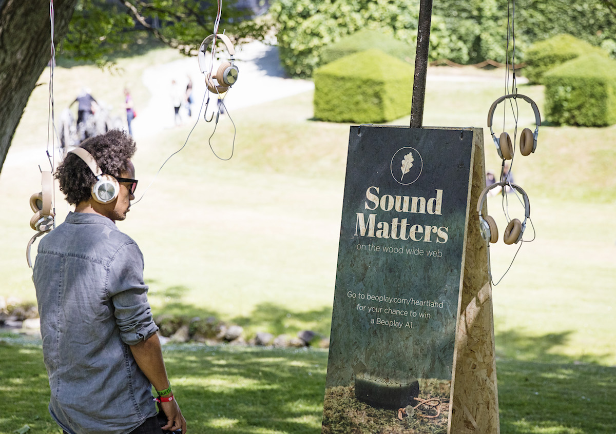 B&O installation at Heartland festival in Denmark