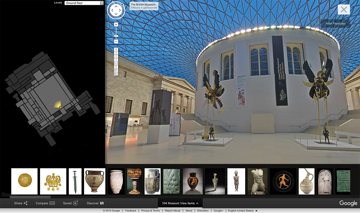 Google British Museum Street View