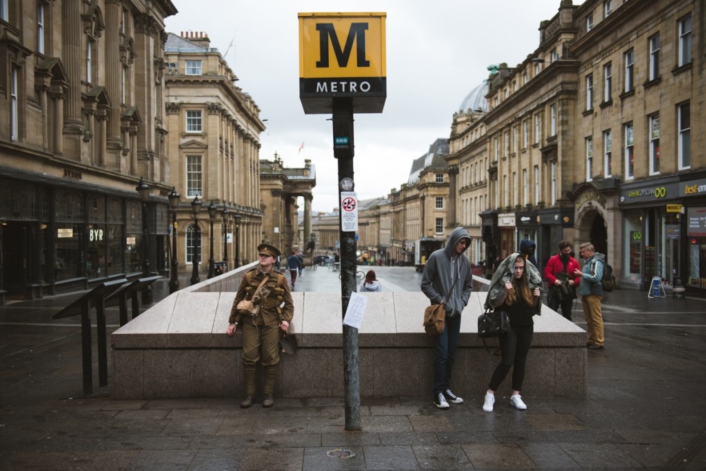 Soldiers in Newcastle
