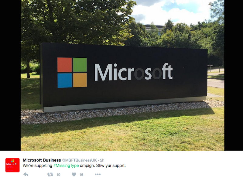 Microsoft NHS Missing Type