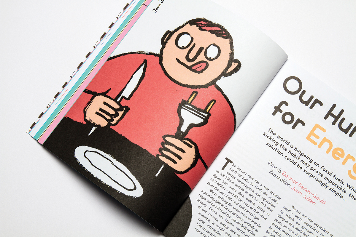 spread from magazine Weapons of Reason