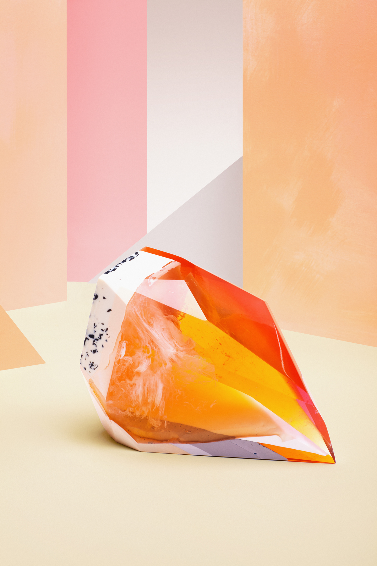 Tonka resin sculpture by Zuza Mengham for Laboratory Perfumes. Image: Ilka & Franz