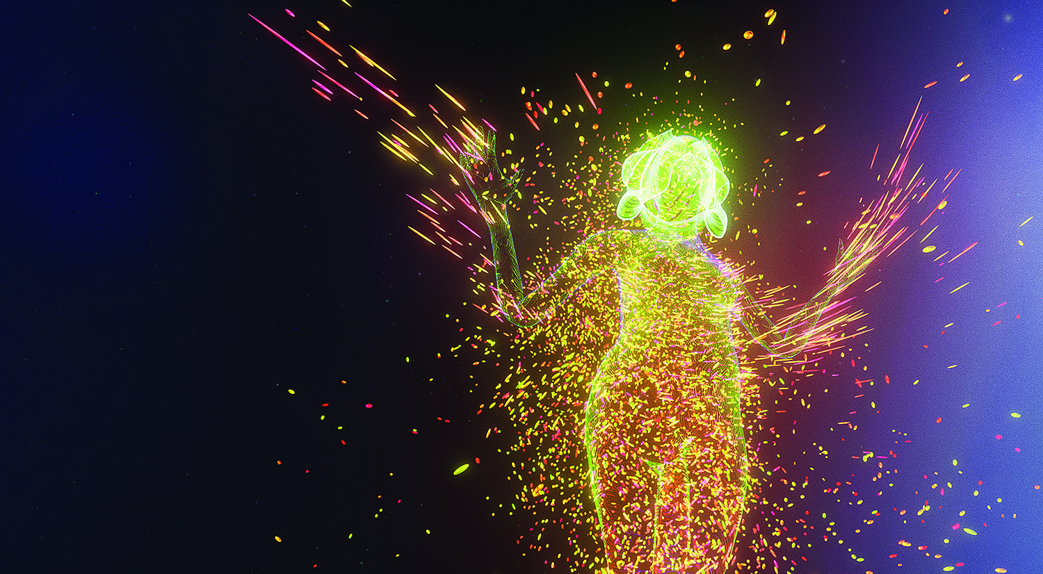Björk in Notget VR. Björk in Notget VR.