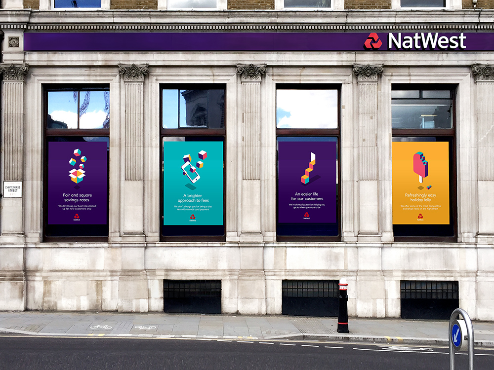 Futurebrand ECD Dan Witchell says the aim was to create graphics which would stand out on "the visually 'noisy' high street"