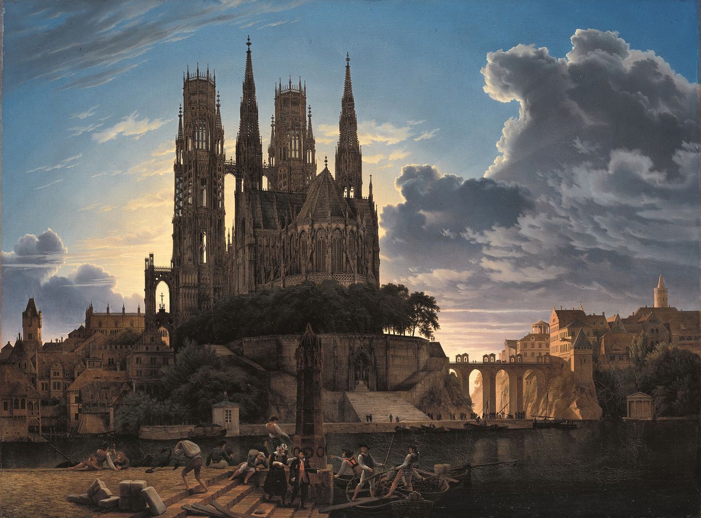 Karl Friedrich Schinkel’s Cathedral Towering of a Town