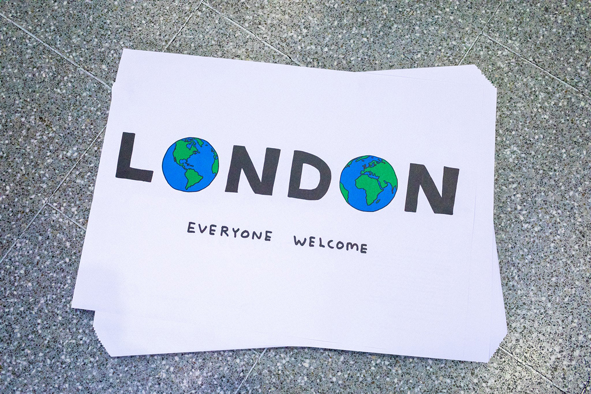 David Shrigley's #LondonIsOpen poster