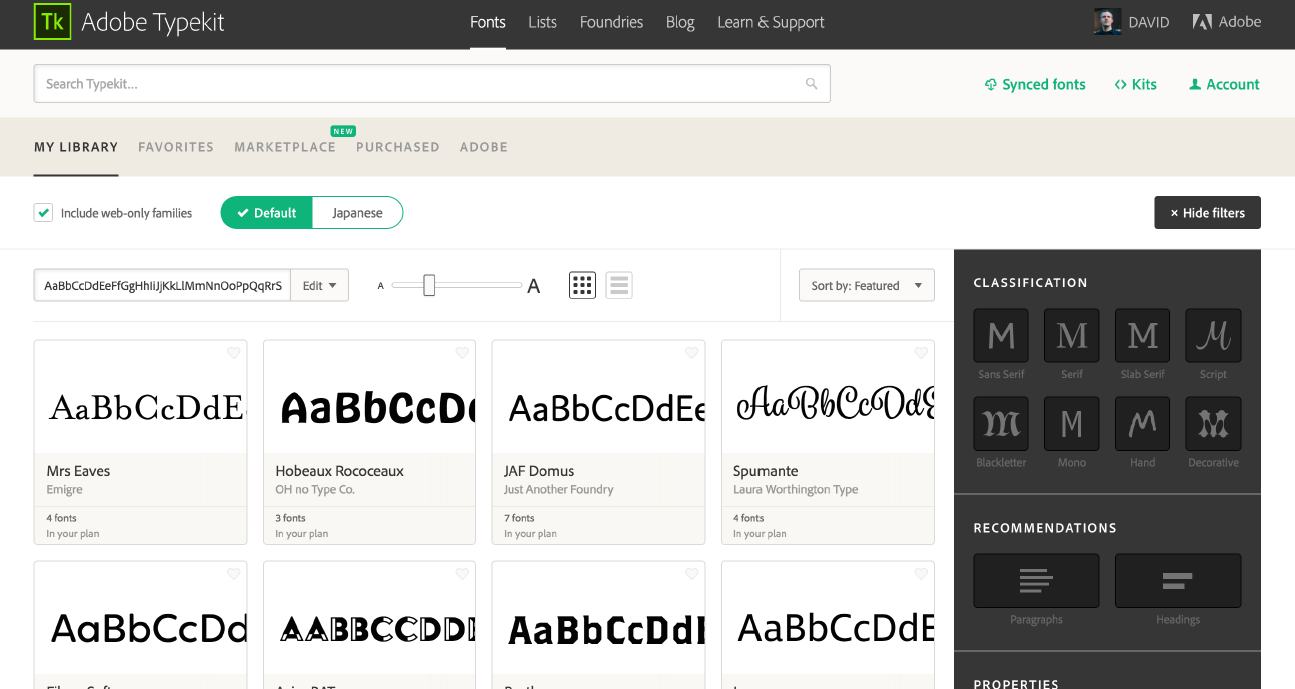 Adobe Typekit Marketplace lets users buy fonts for a one-off fee without a Creative Cloud subscription