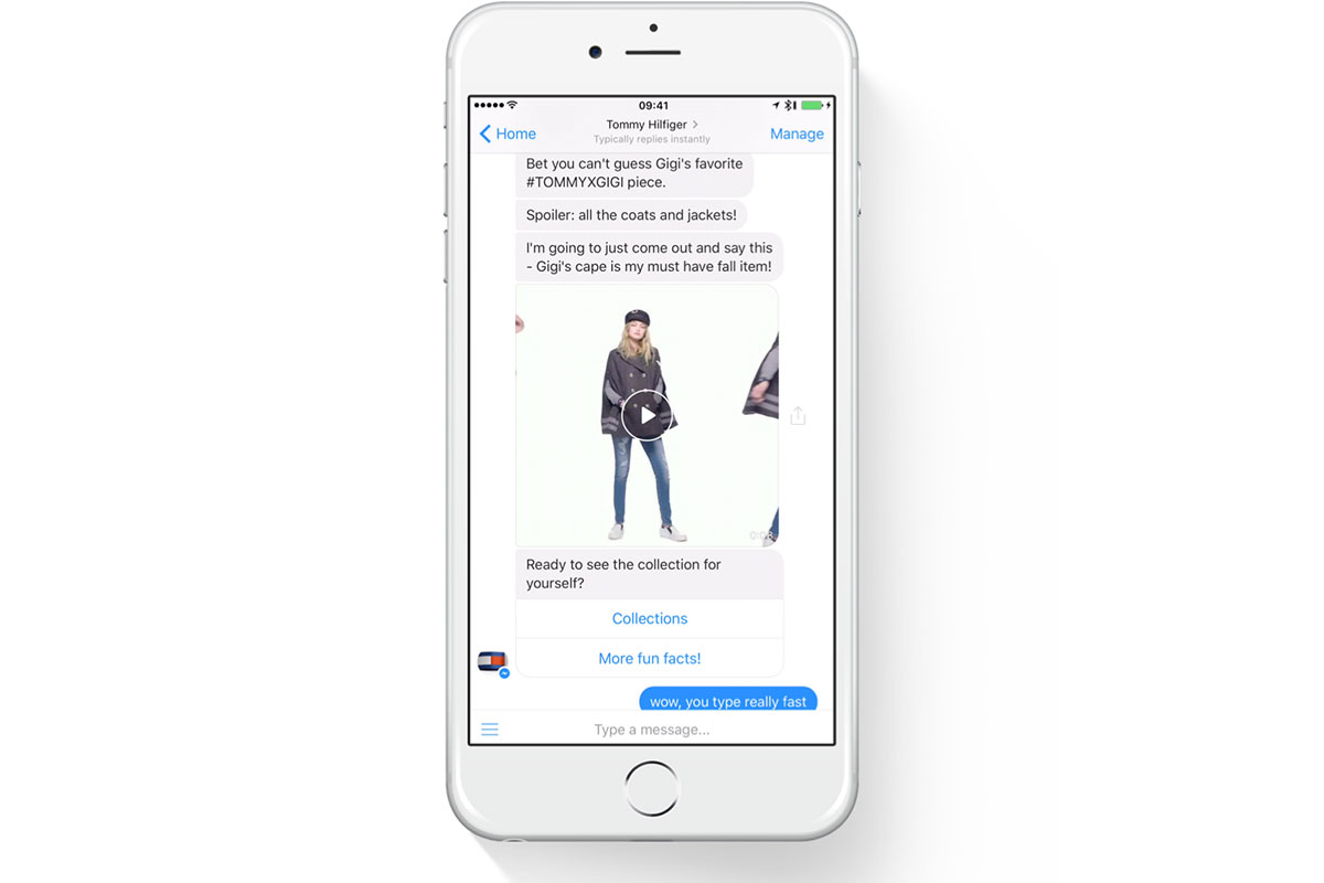 Tommy Hilfiger's Tmy.Girl chatbot