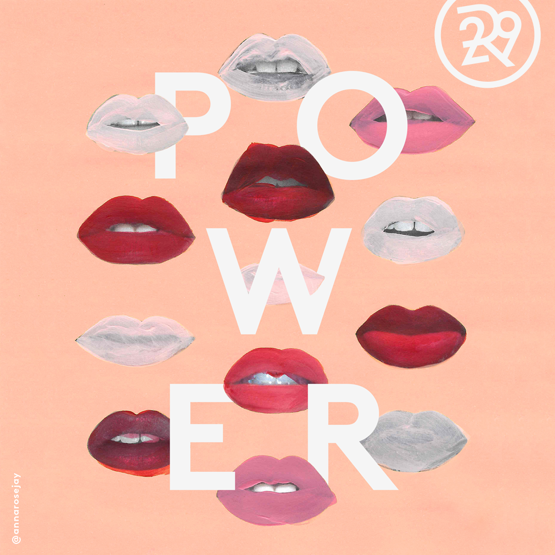 Poster by Refinery29's Art Director Anna Rose Jay in support of the Women's March earlier this year. Refinery29 commissioned a series of posters and made them available for readers to download