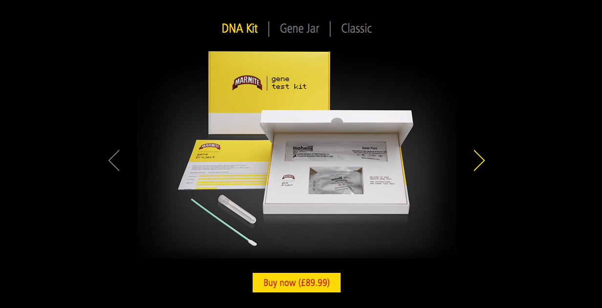 Marmite gene testing