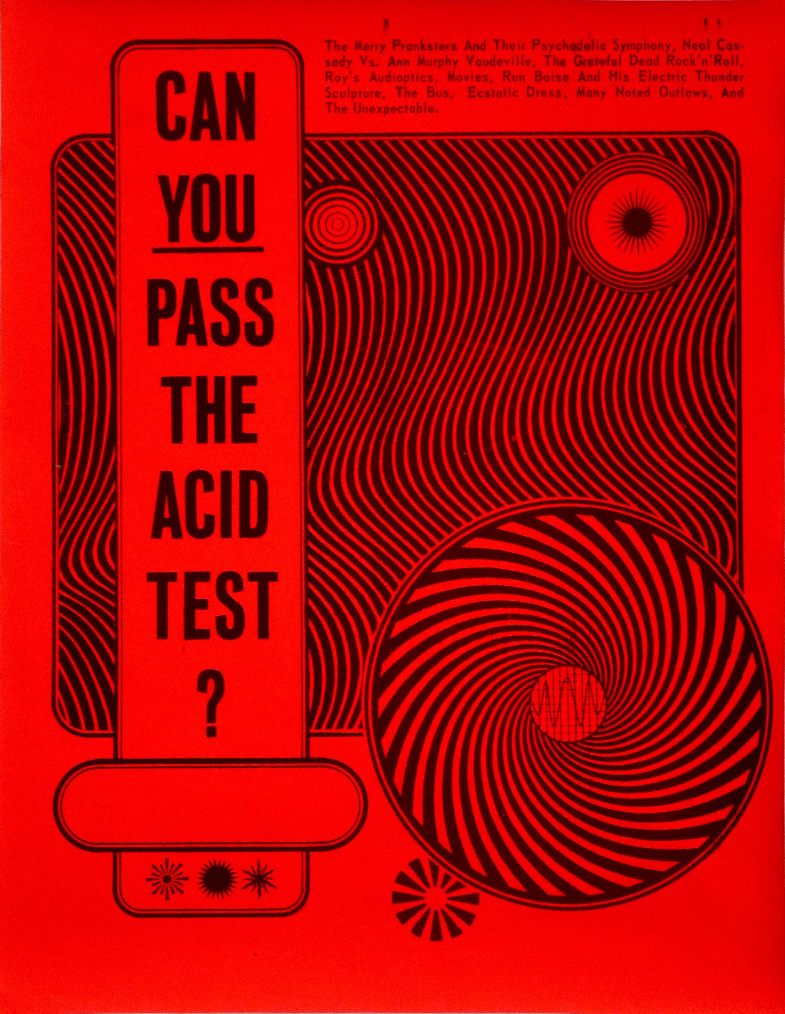 The Acid Test, by Wes Wilson, courtesy of Steward Brand.