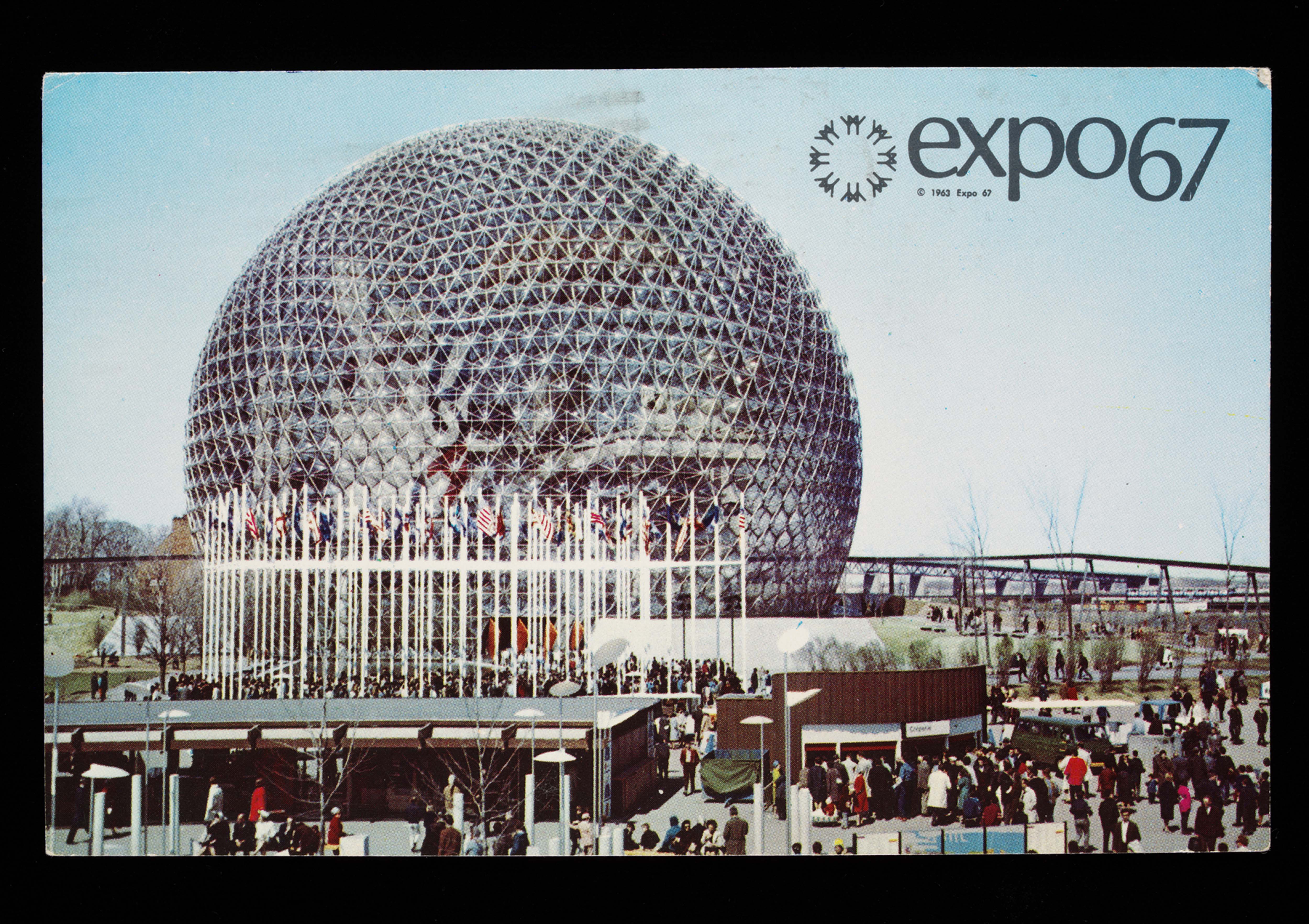 Postcard from Montreal World Expo, 1967. Photograph V&A