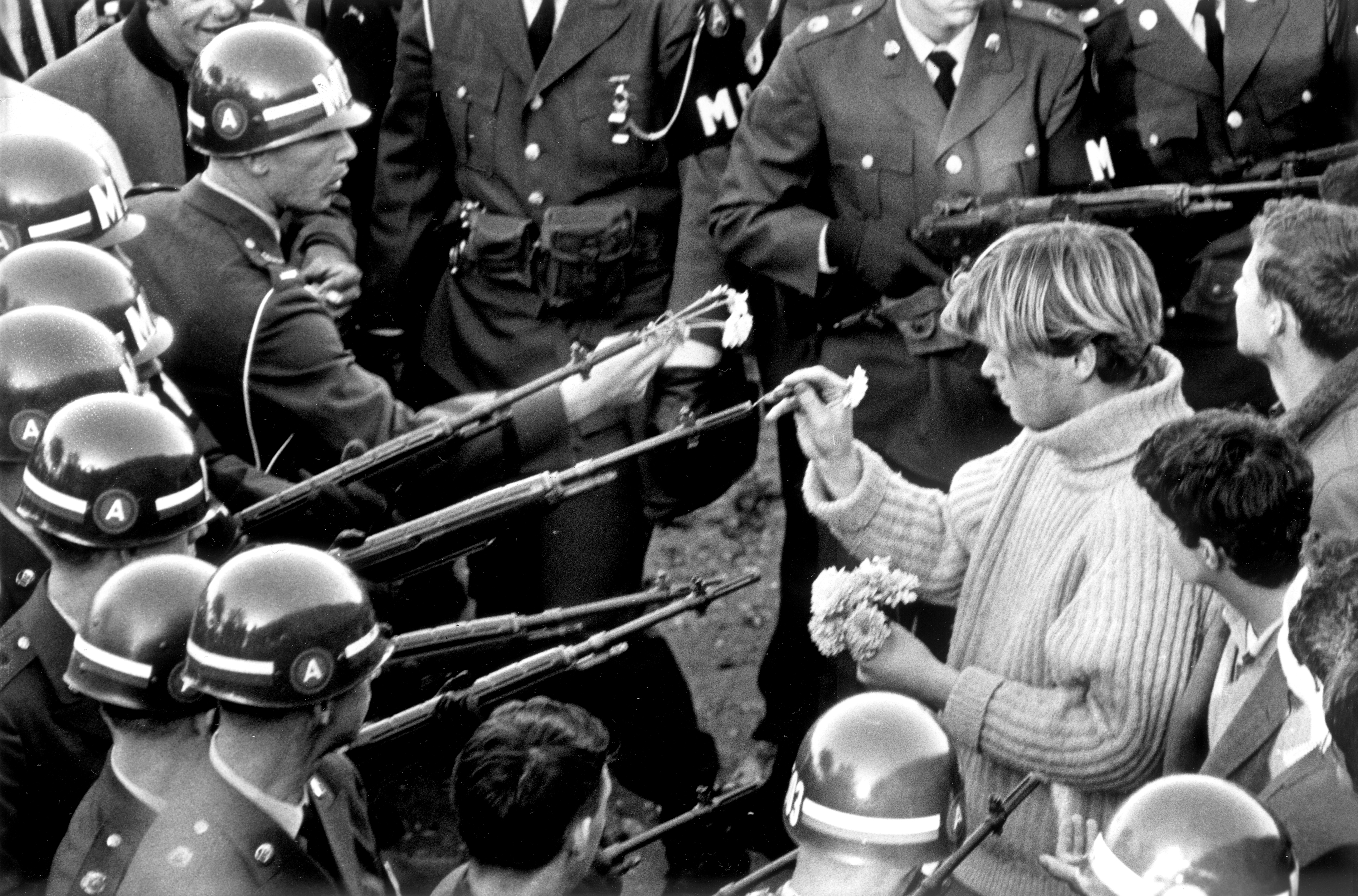 October 26 1967: Antiwar demonstrators, Pentagon Building. Getty Images